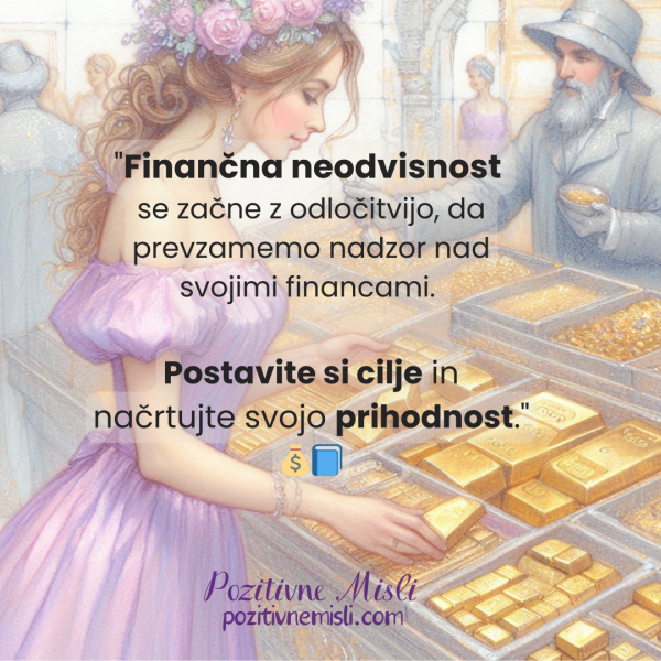 Finančna neodvisnost se začne z odločitvijo