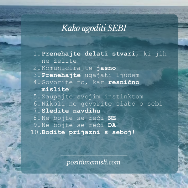 Kako ugoditi SEBI  - Pozitivnemisli.com