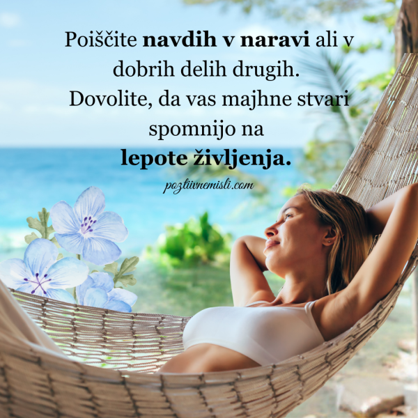 Poiščite navdih v naravi