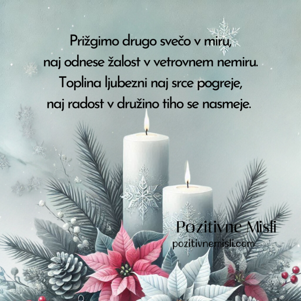 Druga adventna nedelja - Prižgimo drugo svečo