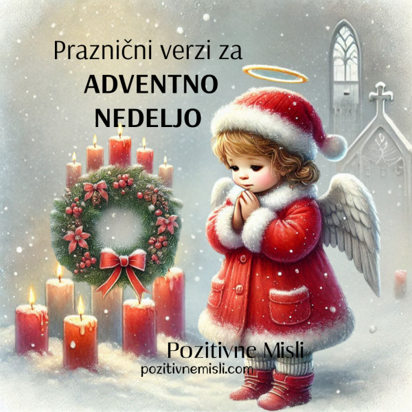 Praznični verzi za adventno nedeljo