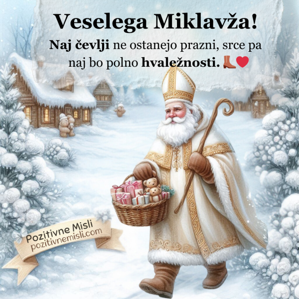 Miklavž: Veselega Miklavža!