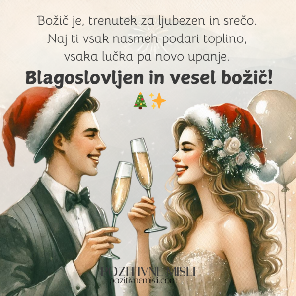 Vesel božič  Božič je, trenutek