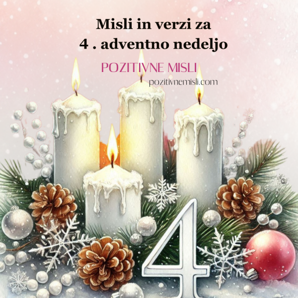 Misli in verzti za 4. adventno nedeljo