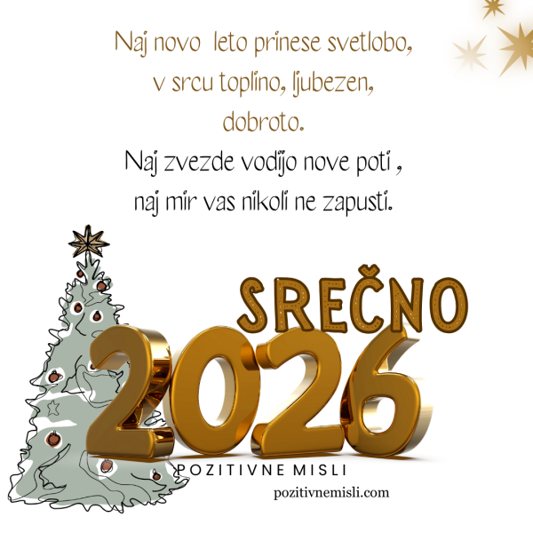 Naj leto novo prinese : Misli in voščila za novo leto