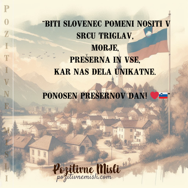 Ponos na slovensko kulturo – Kaj pomeni biti Slovenec?