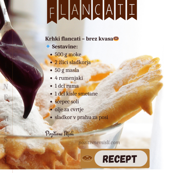 Krhki flancati – recept