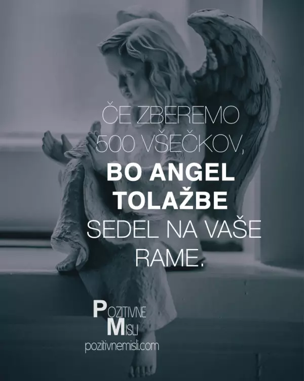 Angel tolažbe  👼 - misli o angelih