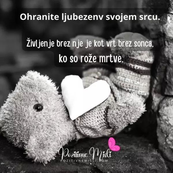 Ohranite ljubezen v srcu – Misli o ljubezni