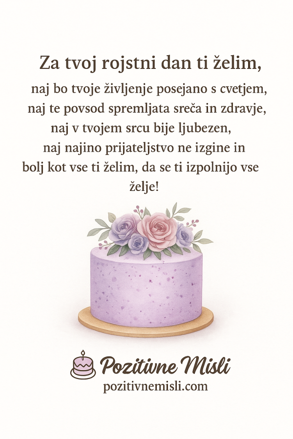 Vse najboljše - Misli za rojstni dan