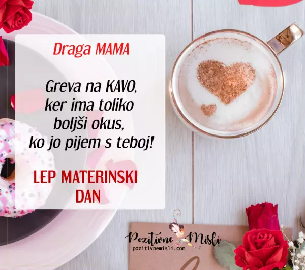 Materinski dan - Kava z mamo