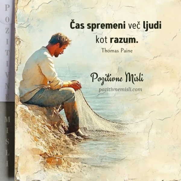 Čas spremeni več ljudi kot razum