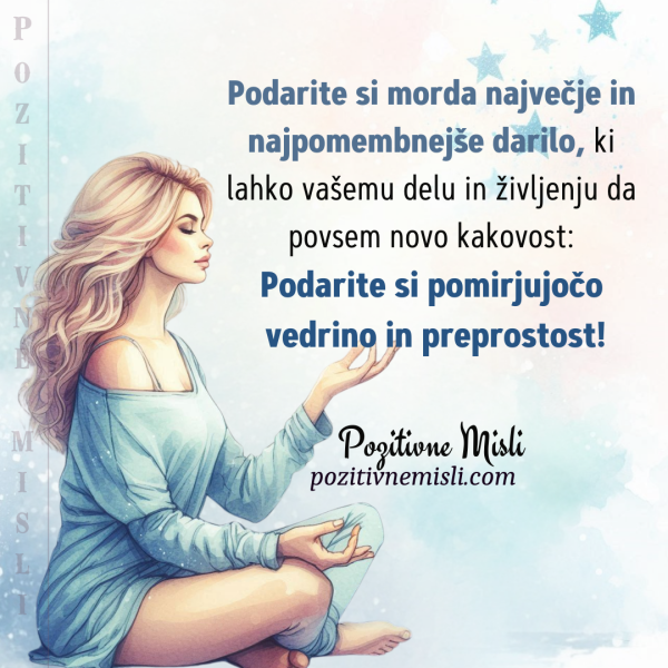 Podarite si morda največje in najpomembnejše darilo