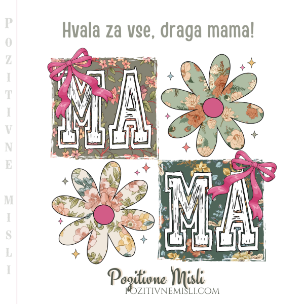 Voščilo za materinski dan 💝