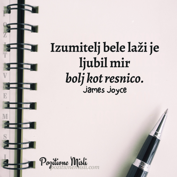 Izumitelj bele laži - James Joyce