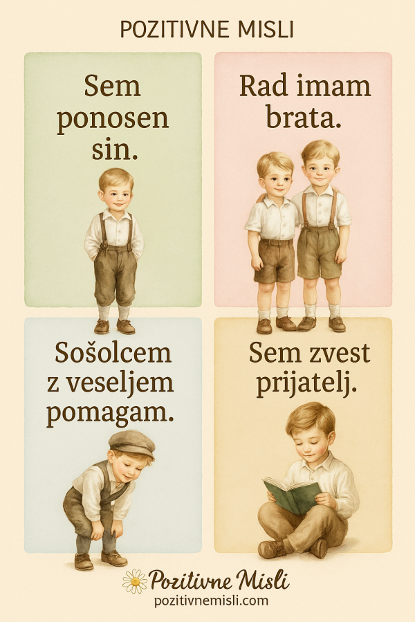 Pozitivne misli - Afirmacije za fante