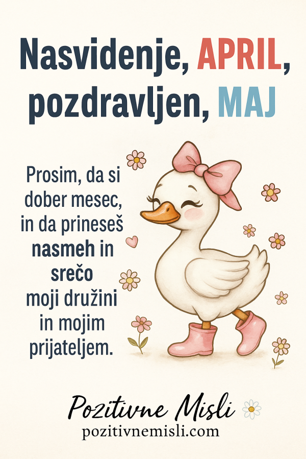 Pozdravljen, maj – prinesi nasmeh in srečo v moj dom