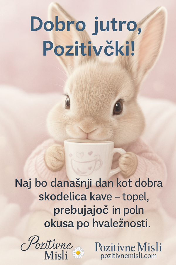 Dobro jutro Pozitivčki - naj bo današnji dan