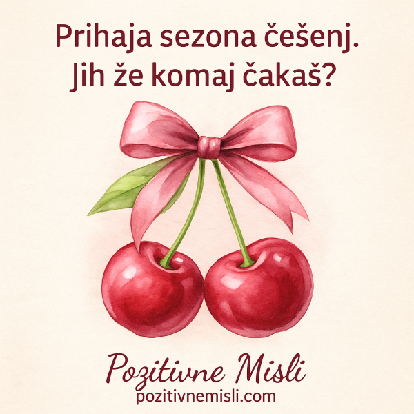 Prihaja sezona češenj