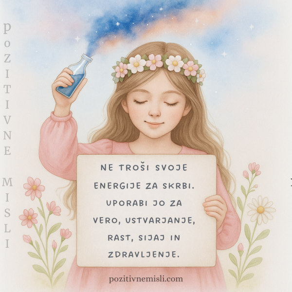 Ne troši svoje energije za skrbi