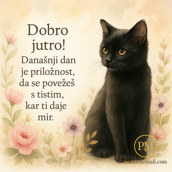 Dobro jutro za mir v srcu