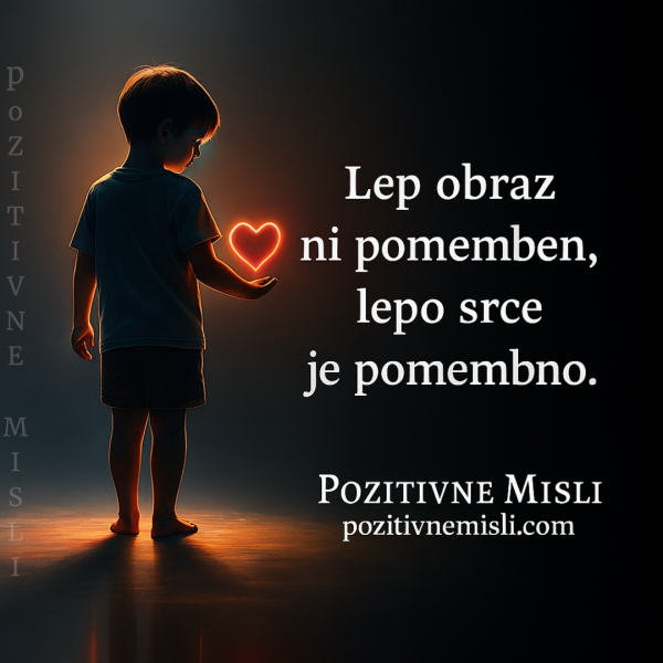 Lep obraz ni pomemben - lepe misli