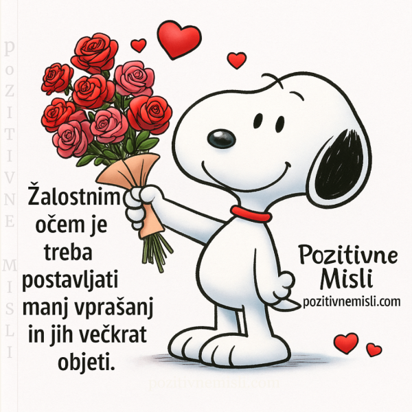 Žalostnim očem je treba postavljati