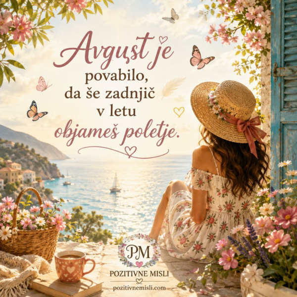 Objem poletja v avgustu