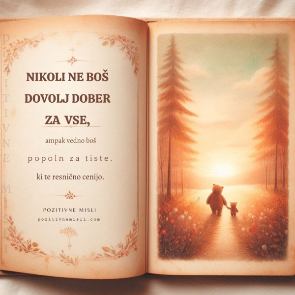 Nikoli ne boš dovolj dober za vse