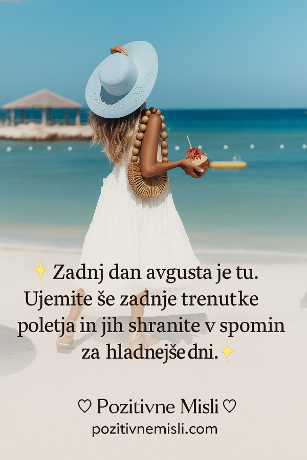 Zadnji poletni trenutki pri morju