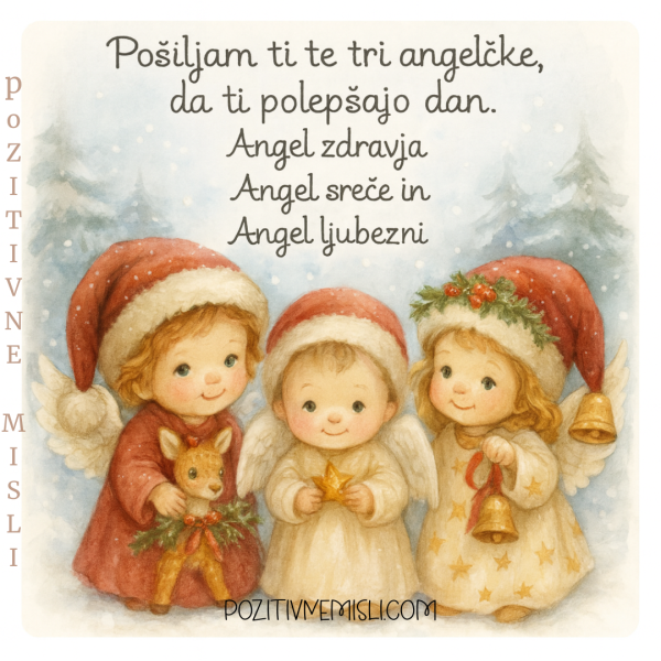 Trije Božični Angelčki