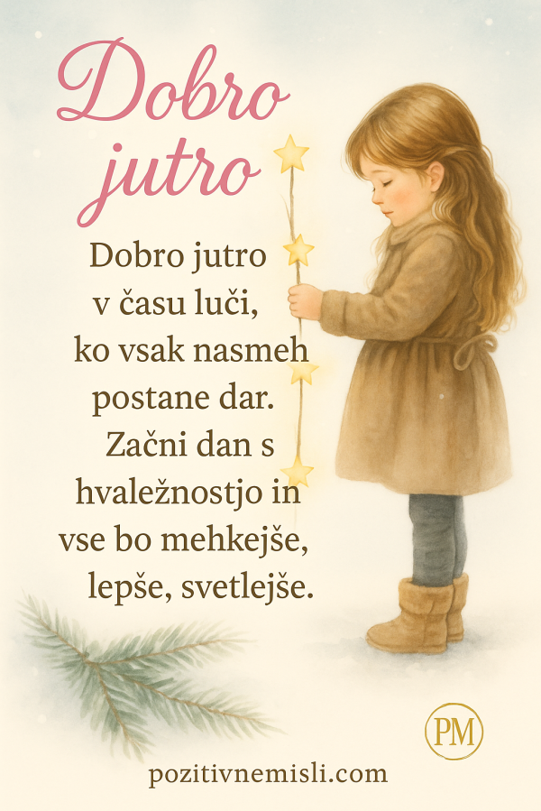 Dobro jutro v času luči