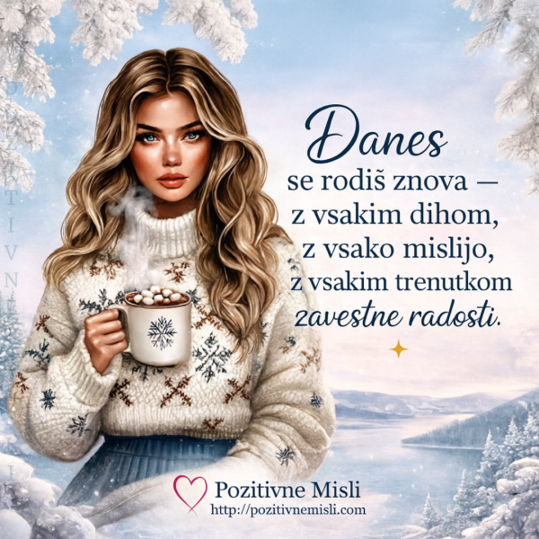 Danes se rodiš znova z vsakim dihom