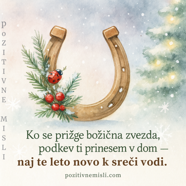 Ko se prižge božična zvezda: PODKEV