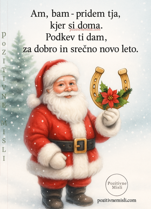 Podkev za srečo - misli za srečno novo leto
