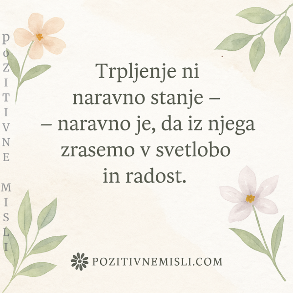 Trplejnej ni naravno stranje