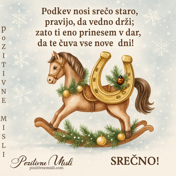 Podkev za srečno novo leto