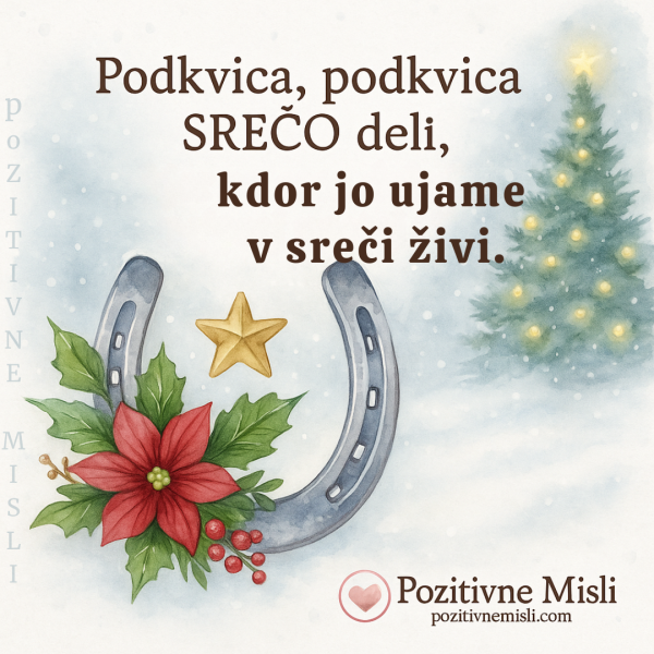 Podkvica, Podkvica srečo deli