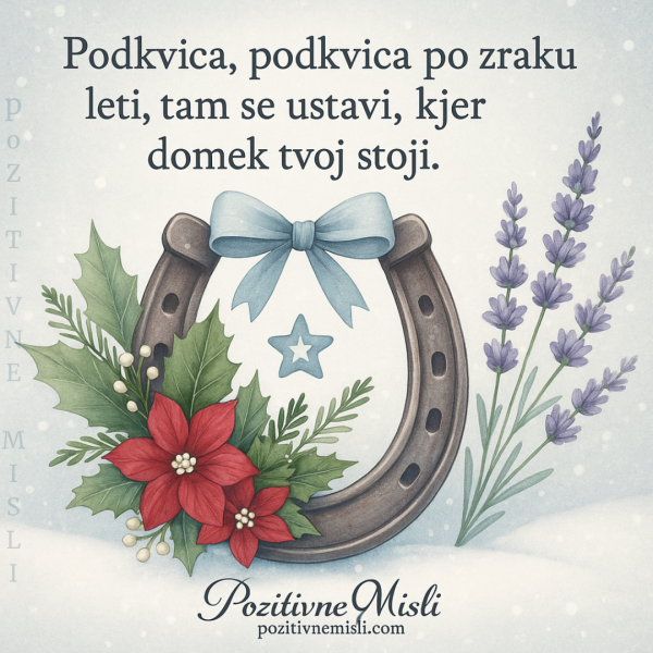 PODKVICA podkvica po zraku leti