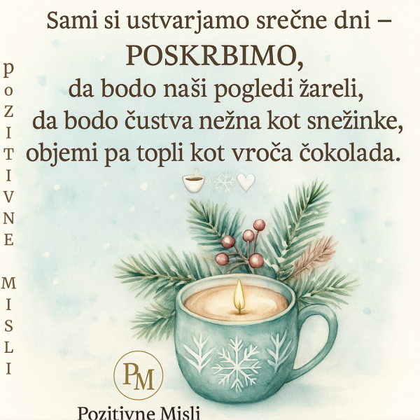 Sami ustvarjamo srečne dni