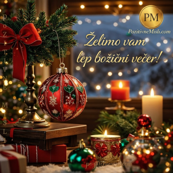 Želimo vam lep božični večer