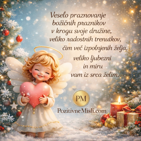 Veselo praznovanje božičnih praznikov