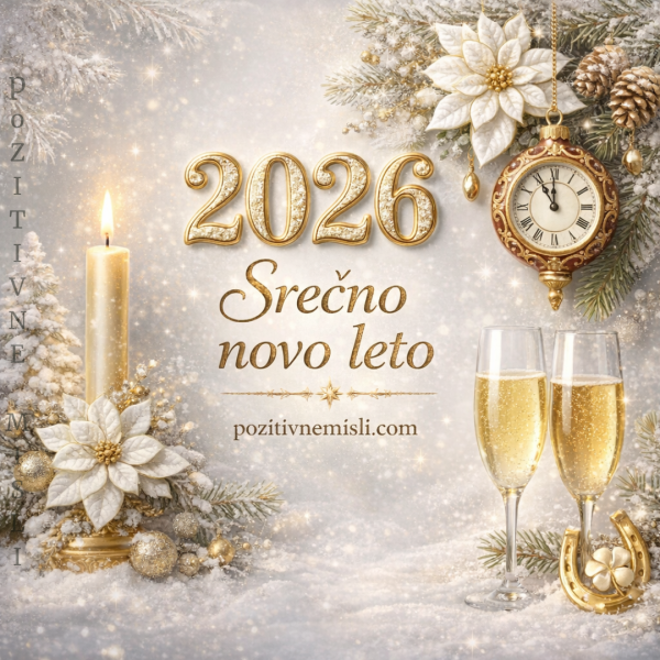 Srečno novo leto 2026 – misel za nov začetek