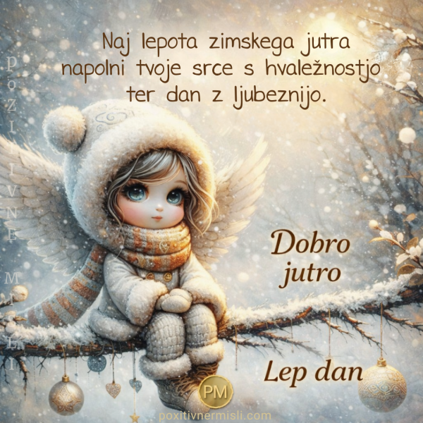 Naj lepota zimskega jutra