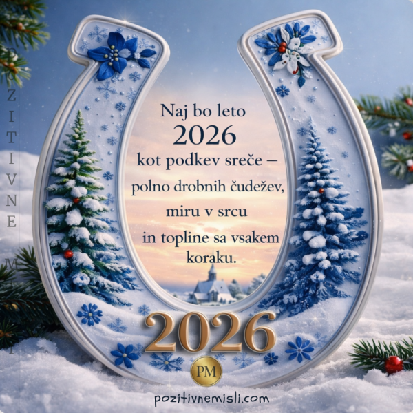 Naj bo leto 2026 kot podkev
