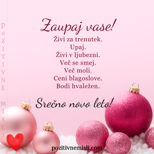 Zaupaj vase - srečno novo leto