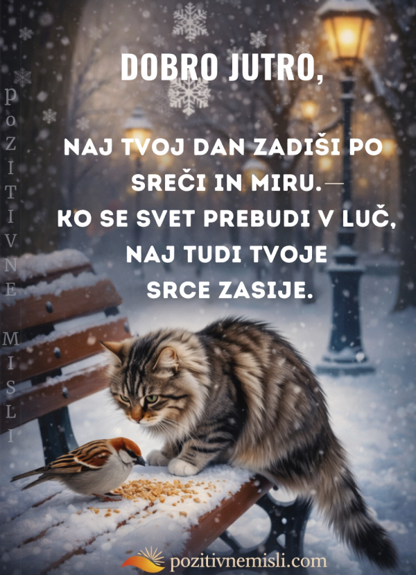Dobro jutro - Naj tvoj dan zadiši po sreči