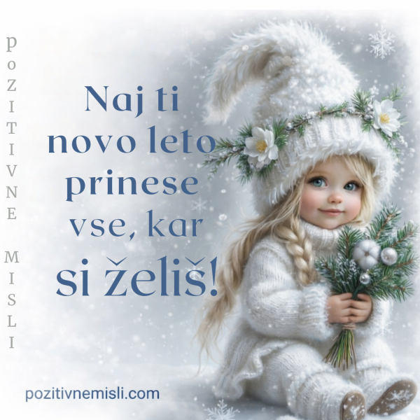 Naj ti novo leto prinese - novoletne misli