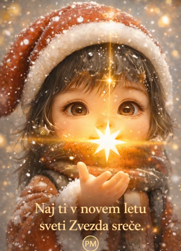 Naj ti v novem letu sveti zvezda sreče