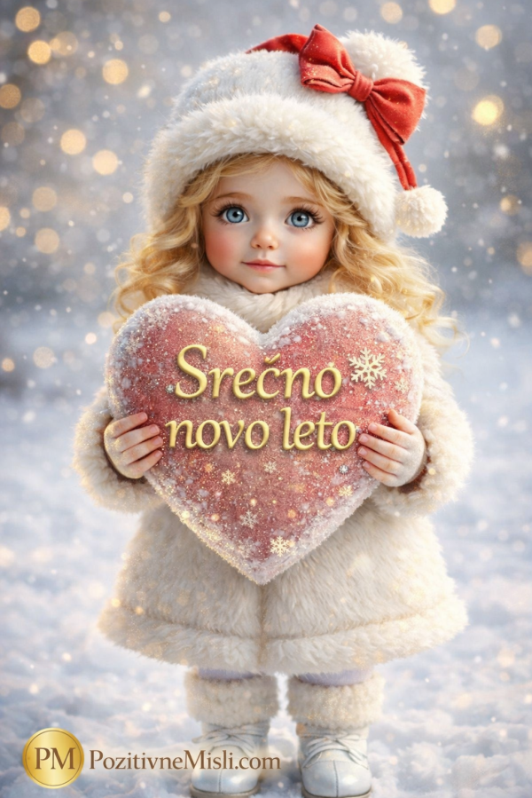 Srečno novo leto - srček